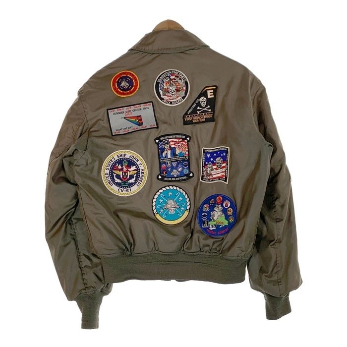 ✨美品✨ アヴィレックス CWU-55P フライトジャケット USA製 緑 ✨美品✨ アヴィレックス CWU-55P フライトジャケット USA製 緑