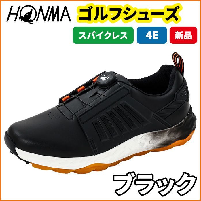 本間ゴルフ 25 SR12501 ゴルフ シューズ スパイクレス 4Eダイヤル式 