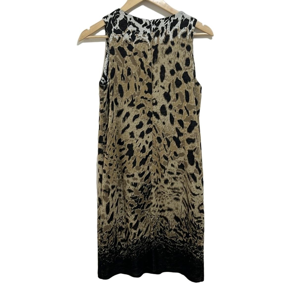 美品)PAOLA FRANI パオラフラーニ、半袖ワンピース ベージュ 40 M
