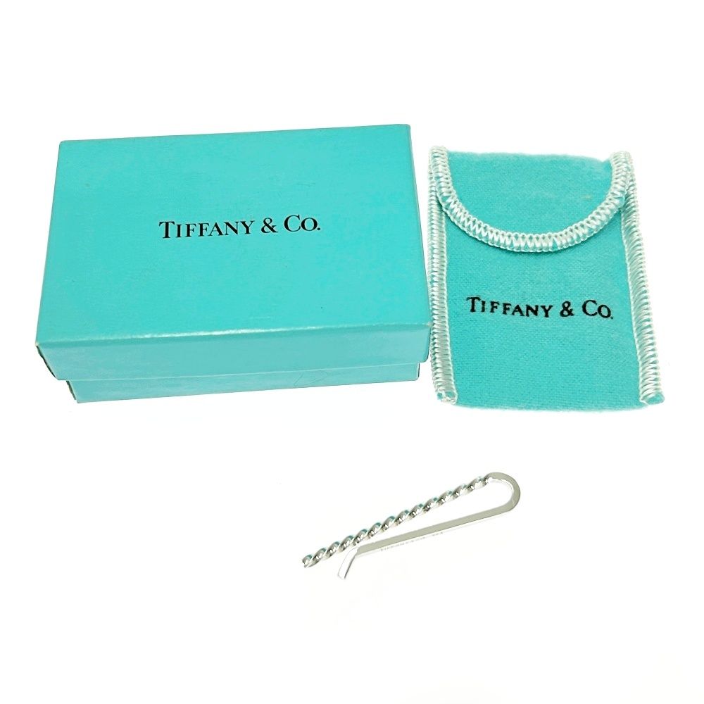 【未使用・箱付き】ティファニー　ツイストノット　タイピン TIFFANY&Co. Tiffany&Co. ティファニー ツイスト ノット
