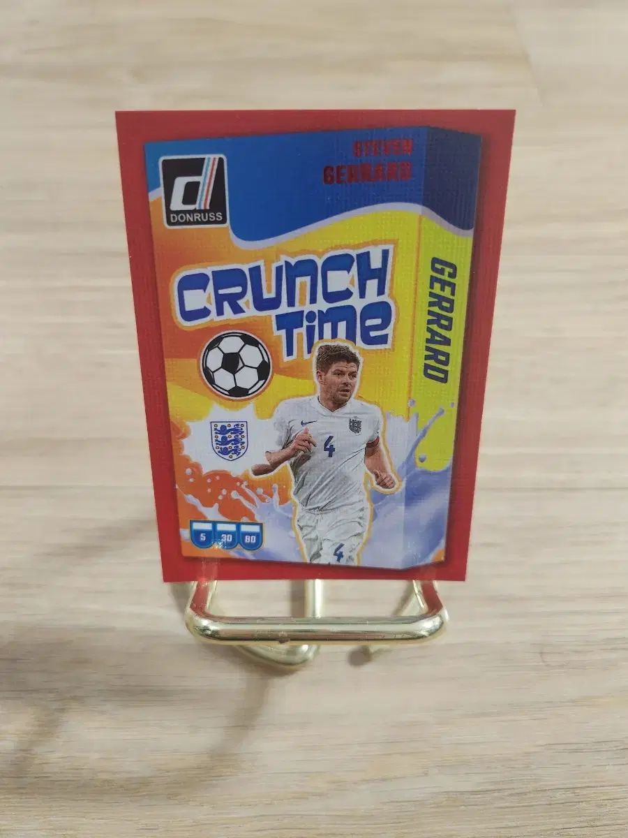 24 ー 25 Panini パニーニ donruss₍ドンラス) リヴァプール スティーブン ジェラード レッドパラレル サッカーカード