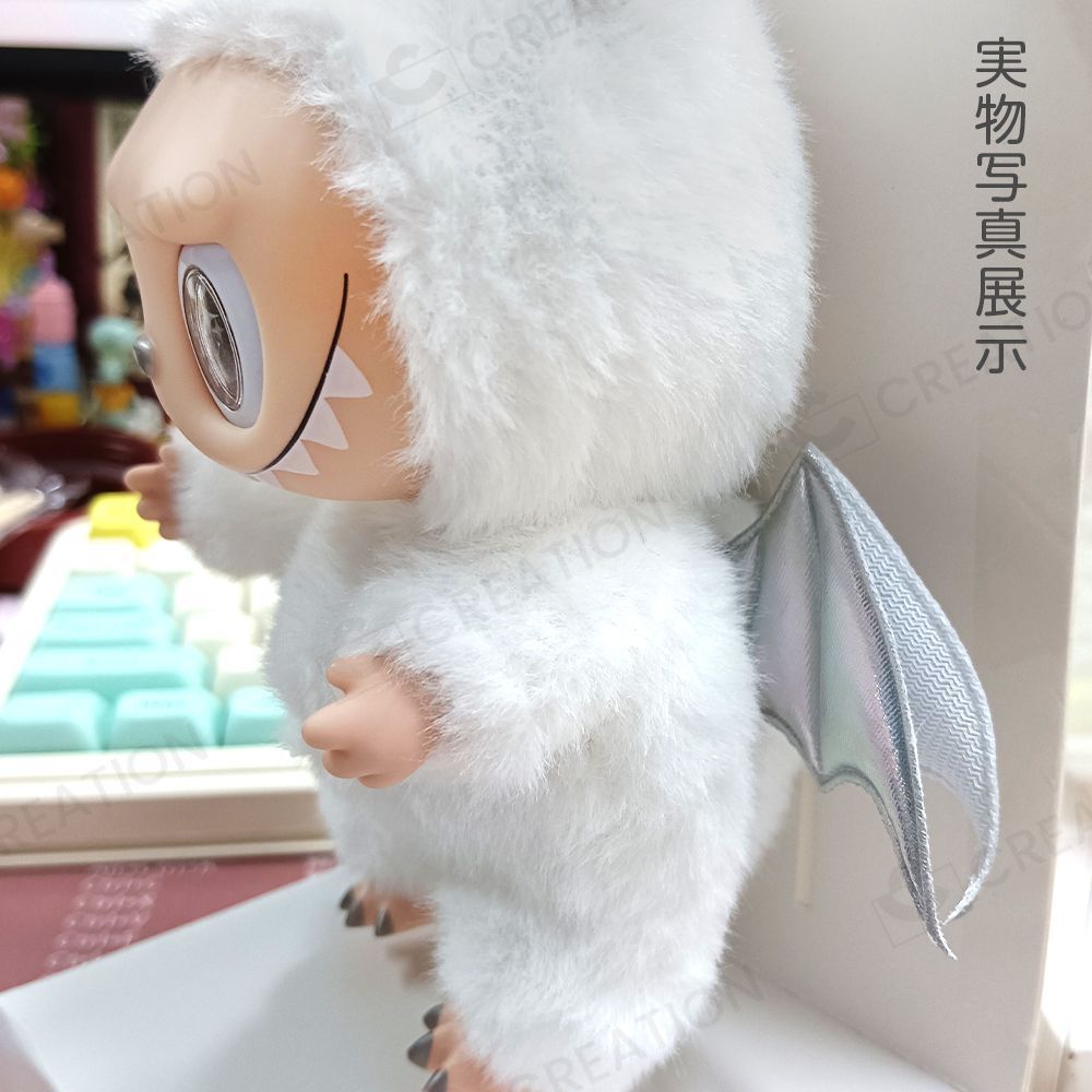LABUBU エンジェルシリーズ ラブブ天使 ぬいぐるみ キーホルダー