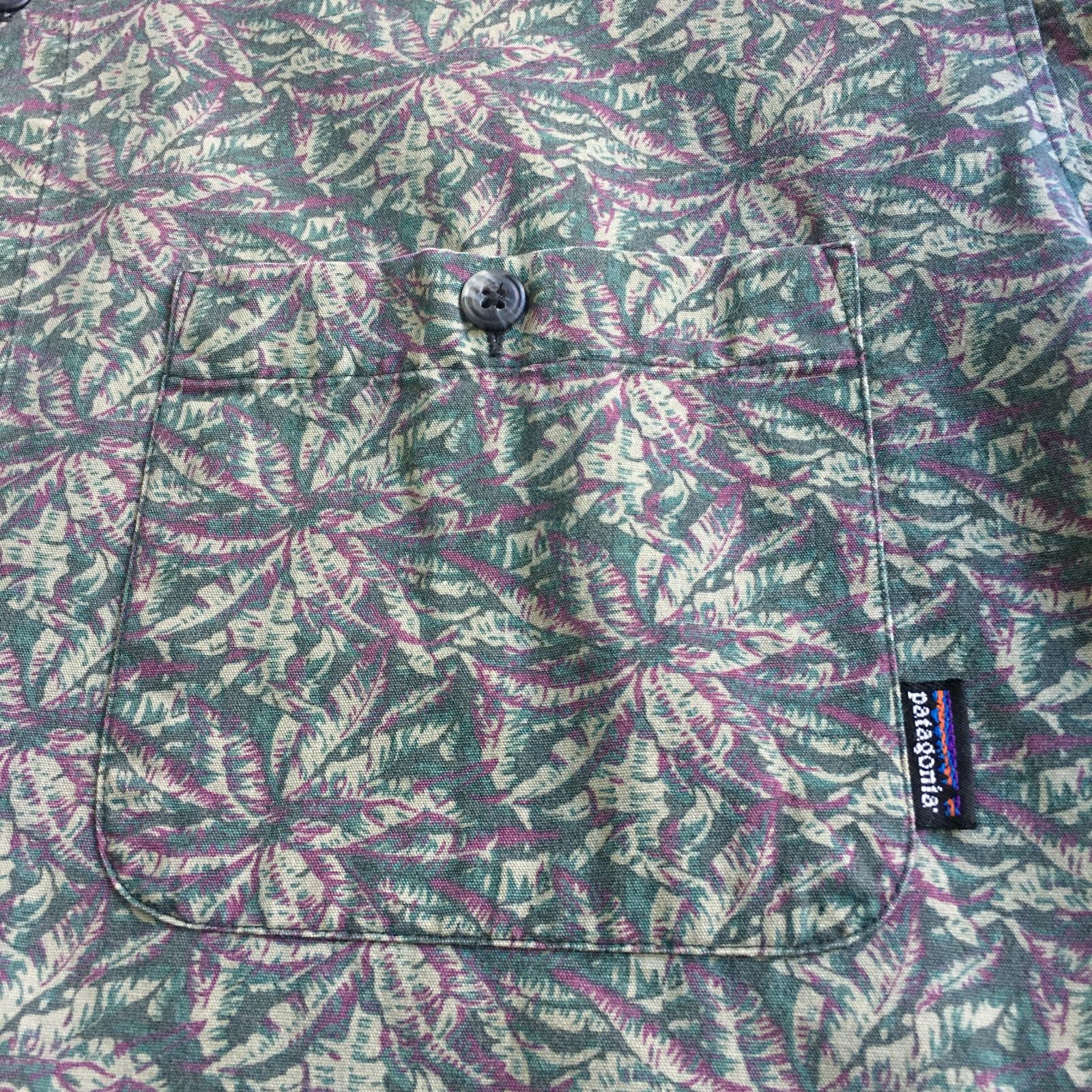90s patagonia Botanical Pattern Long sleeve shirt パタゴニア 90s patagonia Botanical Pattern Long sleeve shirt パタゴニア
