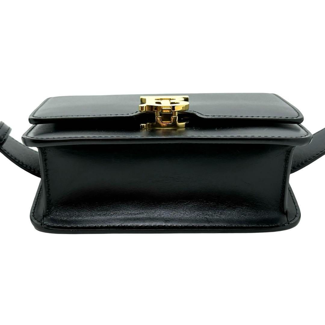 トーマスバーバリー THOMAS BURBERRY ボディバッグ TBロゴ ブラック