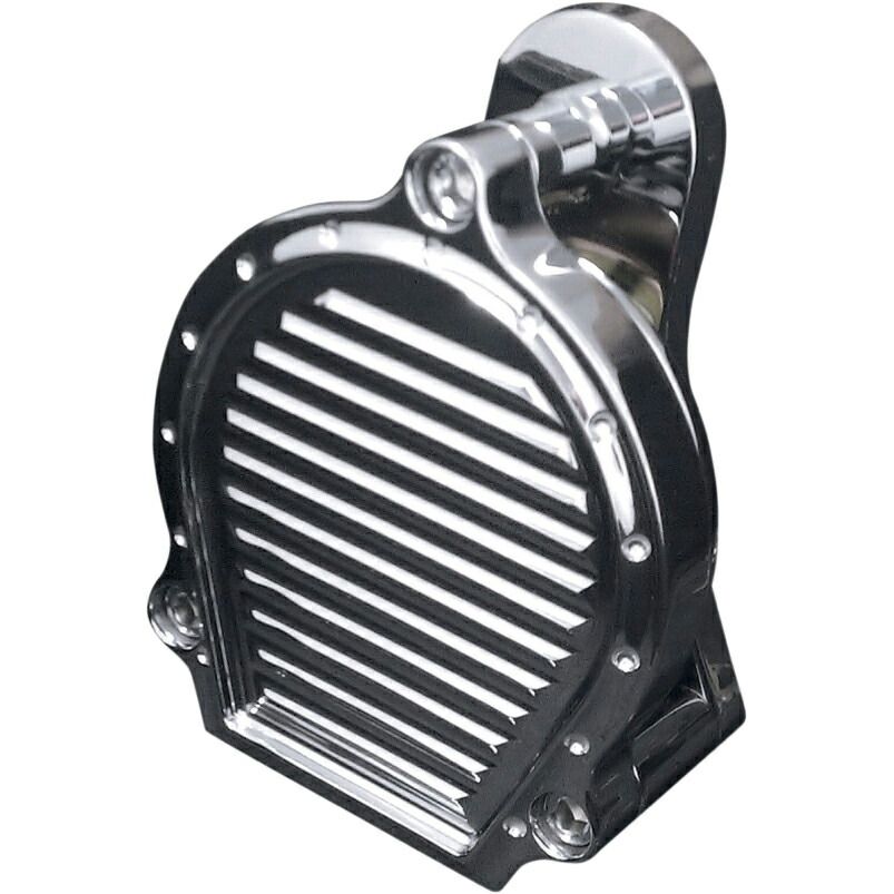 BILLET ALUMINUM ホーン DIMPLED クローム 1991年以降純正カウベルホーンカバー装着車