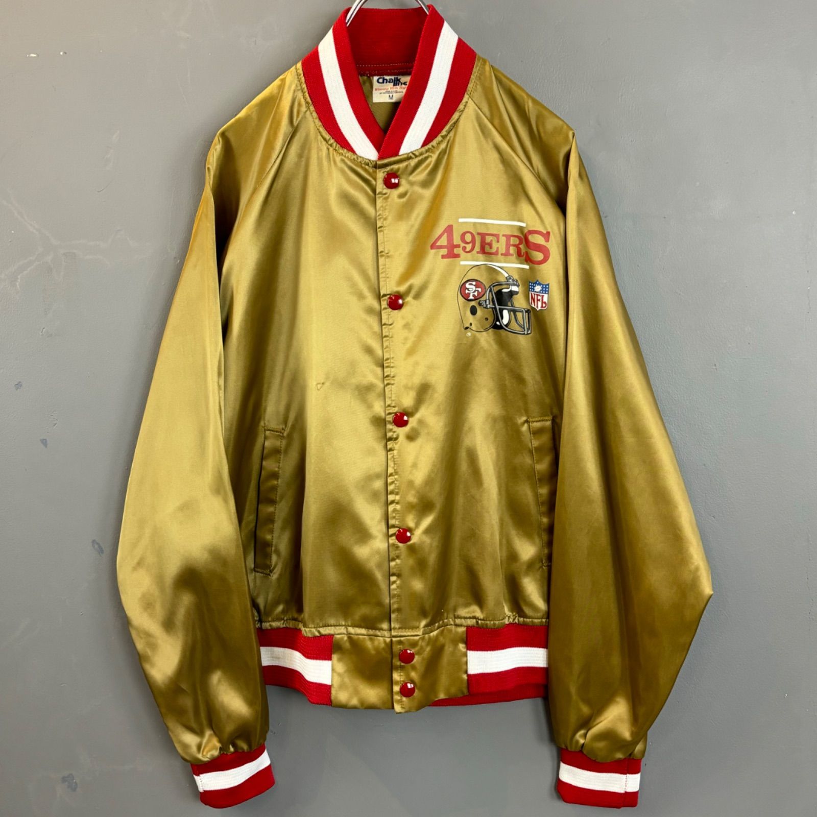 状態良】Chalk Line NFL 49ers スタジャン USA made
