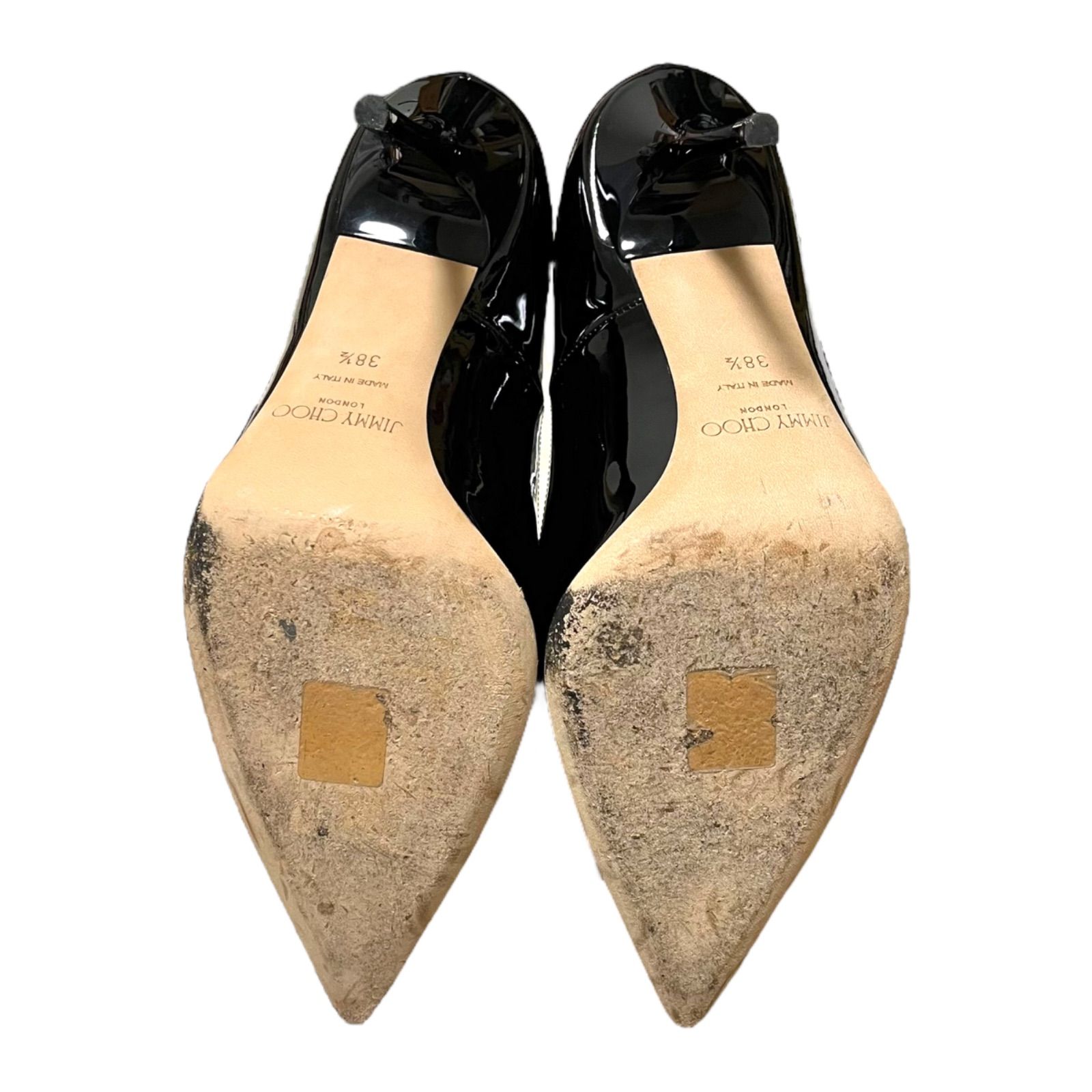 美品JimmyChoo ジミーチュウ パンプス パテントレザー38/24.5