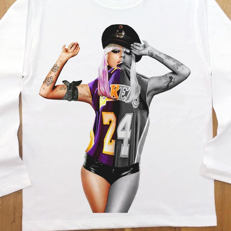 LADY GAGA ロンTシャツサイズL レディガガブラック