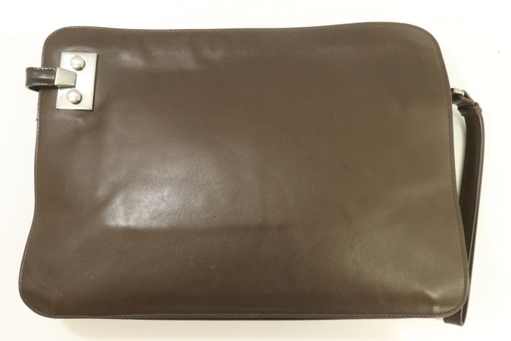 中古】 FURLA メンズクラッチバッグ -- レザークラッチバッグ
