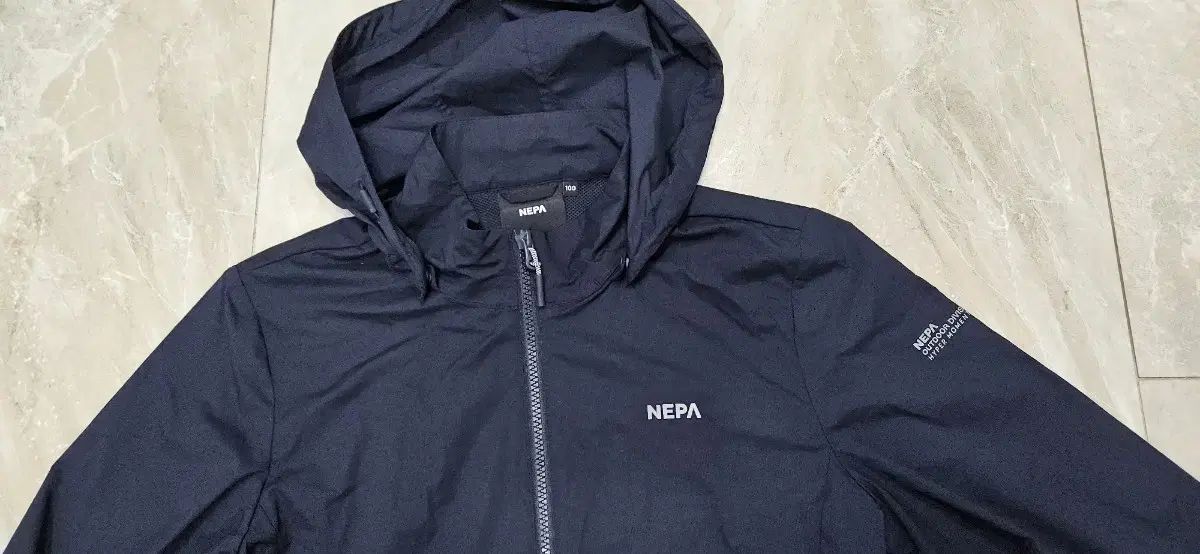 NEPA ネパ ネイビー ウィンドブレーカー ブルゾン すてきです L
