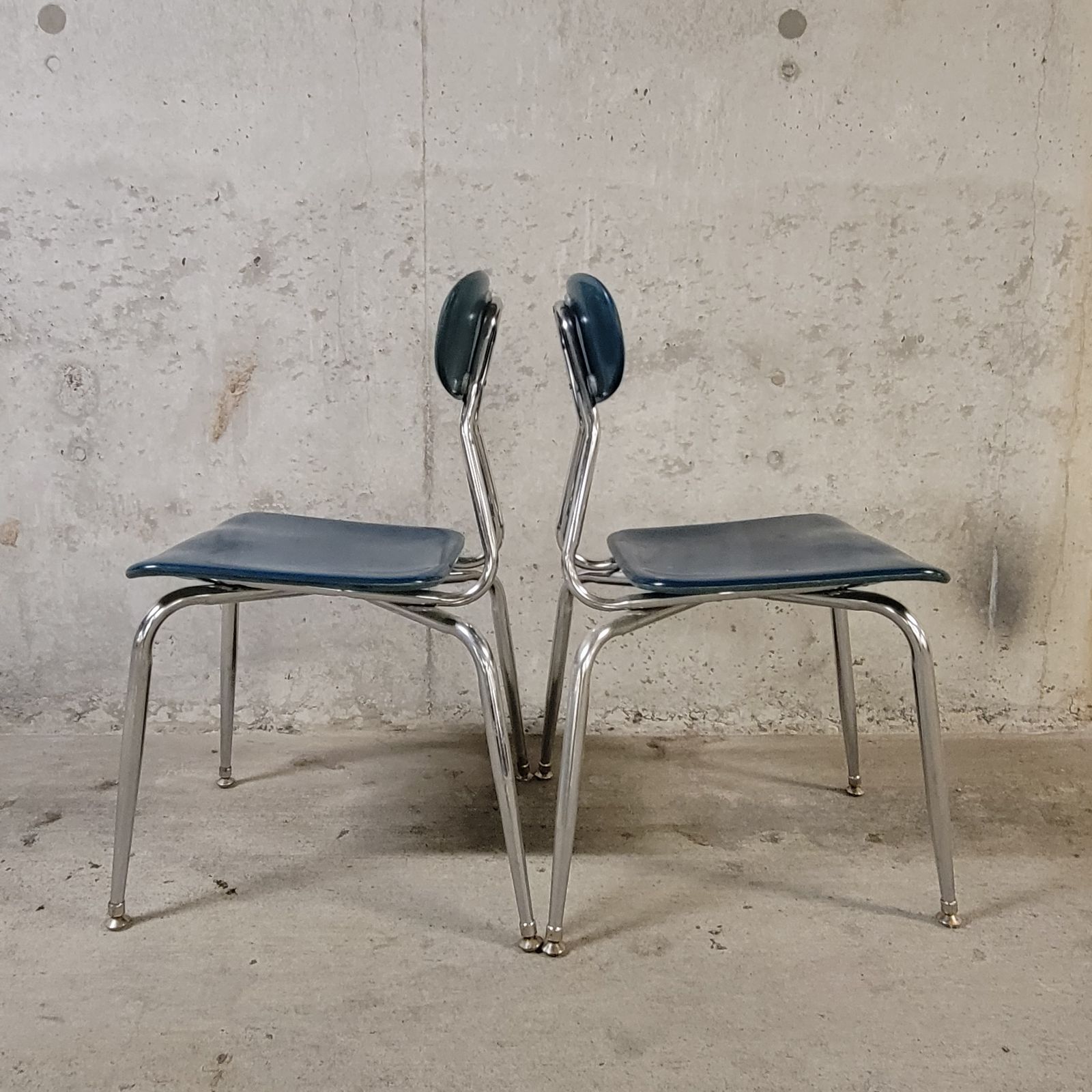 50s MELSUR社製  ミッドセンチュリー ビンテージ  スクール  椅子