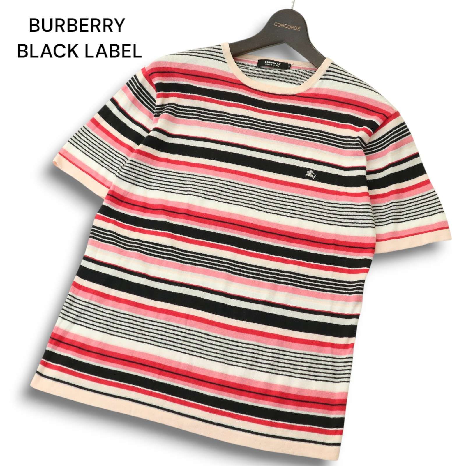 BURBERRY BLACK LABEL バーバリー ブラックレーベル 刺繍☆ イタリア製 