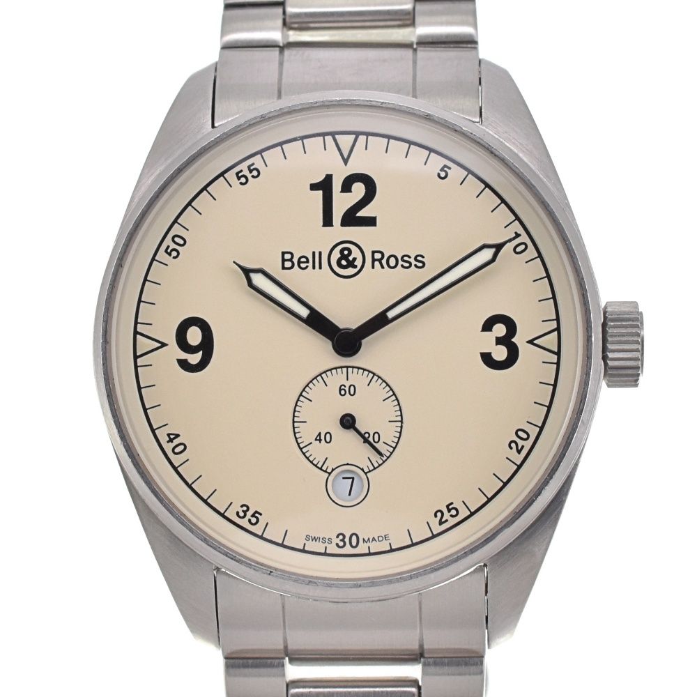 ベル＆ロス Bell＆Ross 123S ヴィンテージ 123 スモールセコンド デイト 自動巻き メンズ G 138737