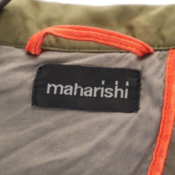 マハリシ ミリタリー テーラードジャケット XS カーキ Maharishi メンズ   【231015】73cm身幅