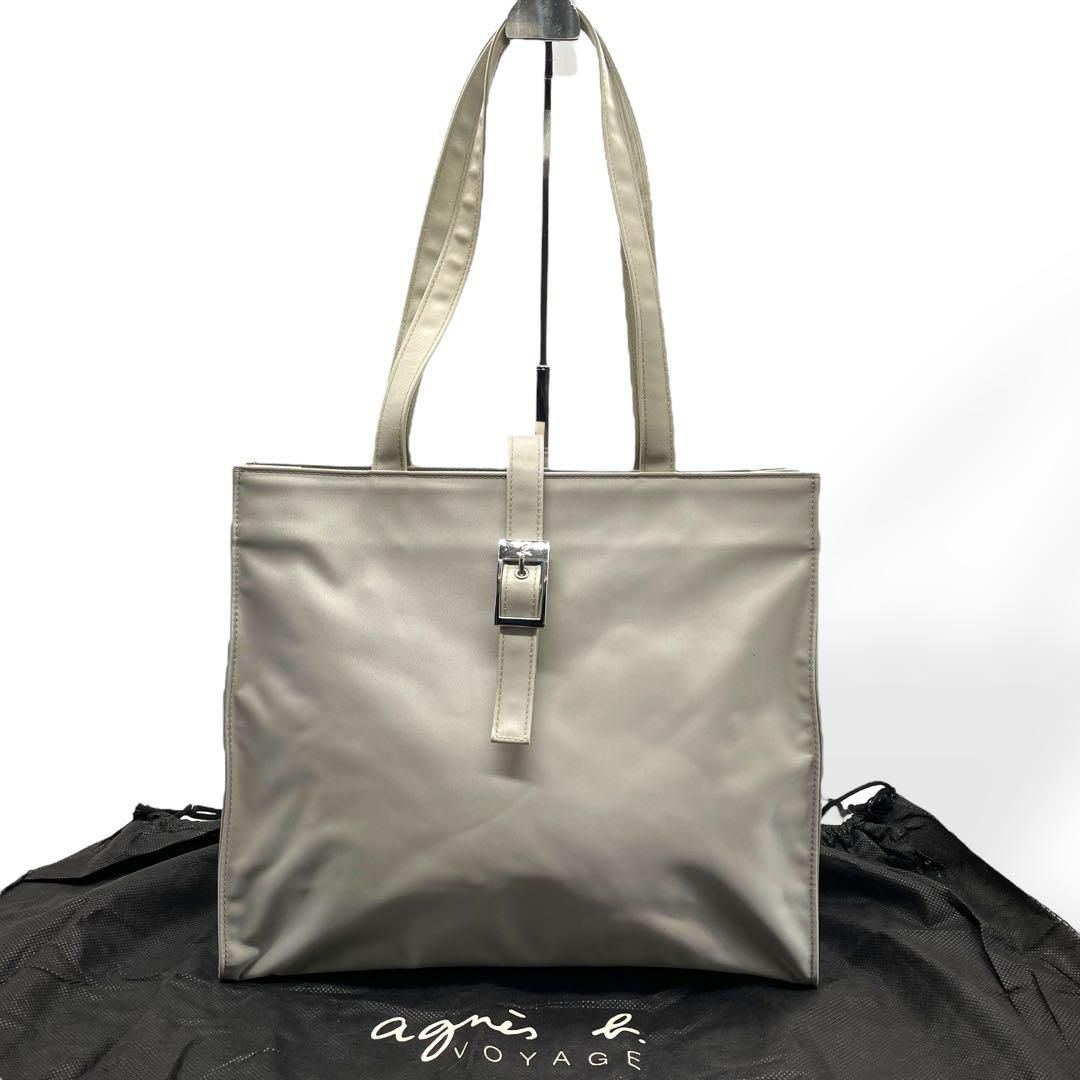 極美品　agnes b. アニエスべー　トートバッグ　ワンショルダー　レザー 極美品 agnes b, アニエスべー トートバッグ ワンショルダー