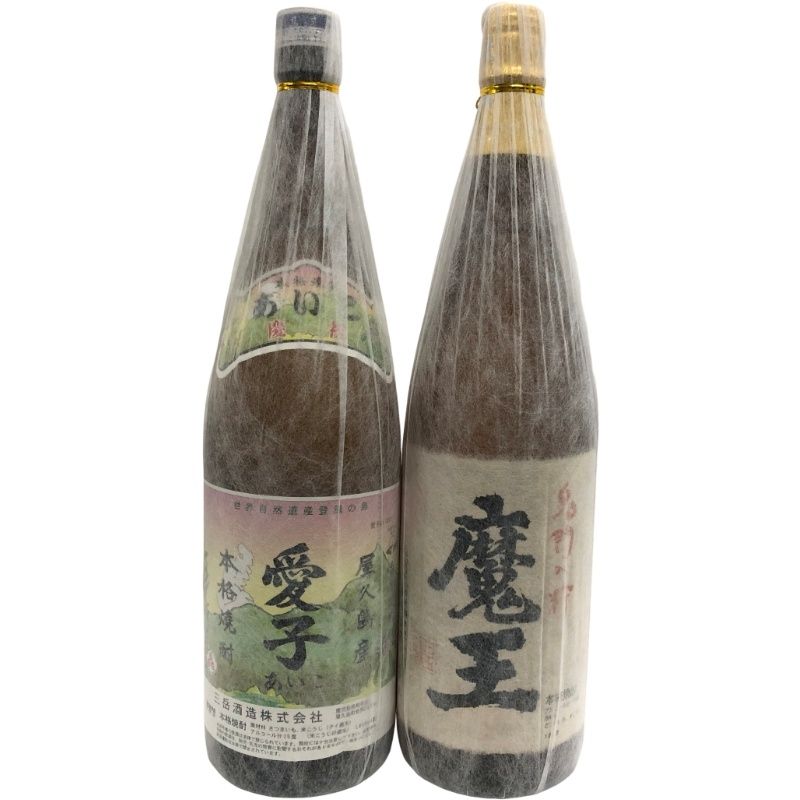 芋焼酎 愛子 1800ml ２本セット 送料込み 芋焼酎 2本セット 魔王 白玉醸造 ＋ 愛子 三岳酒造 ともに1800ml