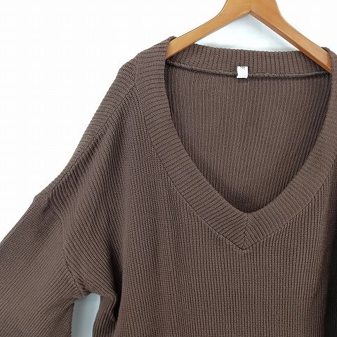 バレエ バイ バックラッシュ Ballet by BACKLASH ニット セーター F 茶ブラウン レディース バレエ バイ バックラッシュ Ballet by BACKLASH ニット