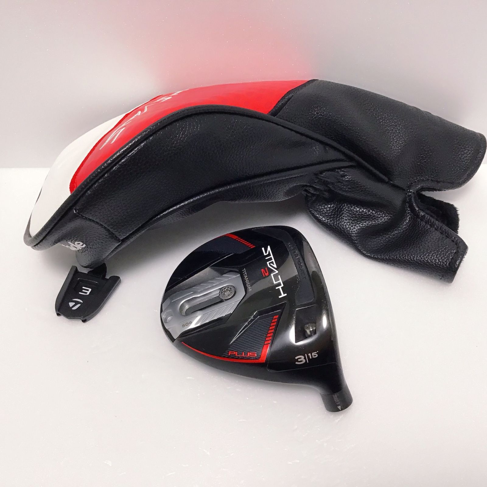 ハドラス済】テーラーメイド STEALTH PLUS 3W 15 ヘッドのみ STEALTH