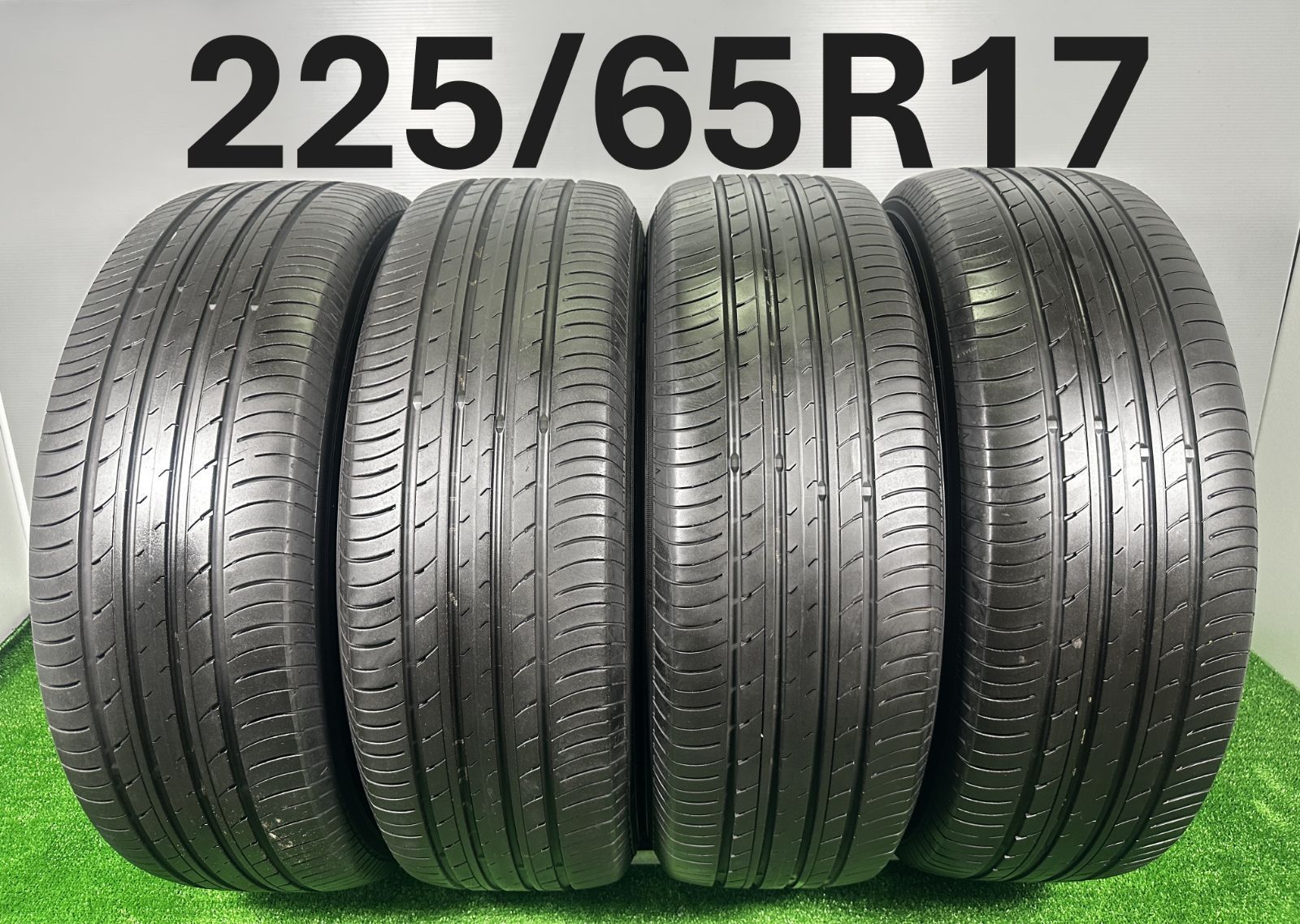 225|65R17 ヨコハマ GEOLANDER G98 2017年製 4本 夏タイヤ ノーマル TA095