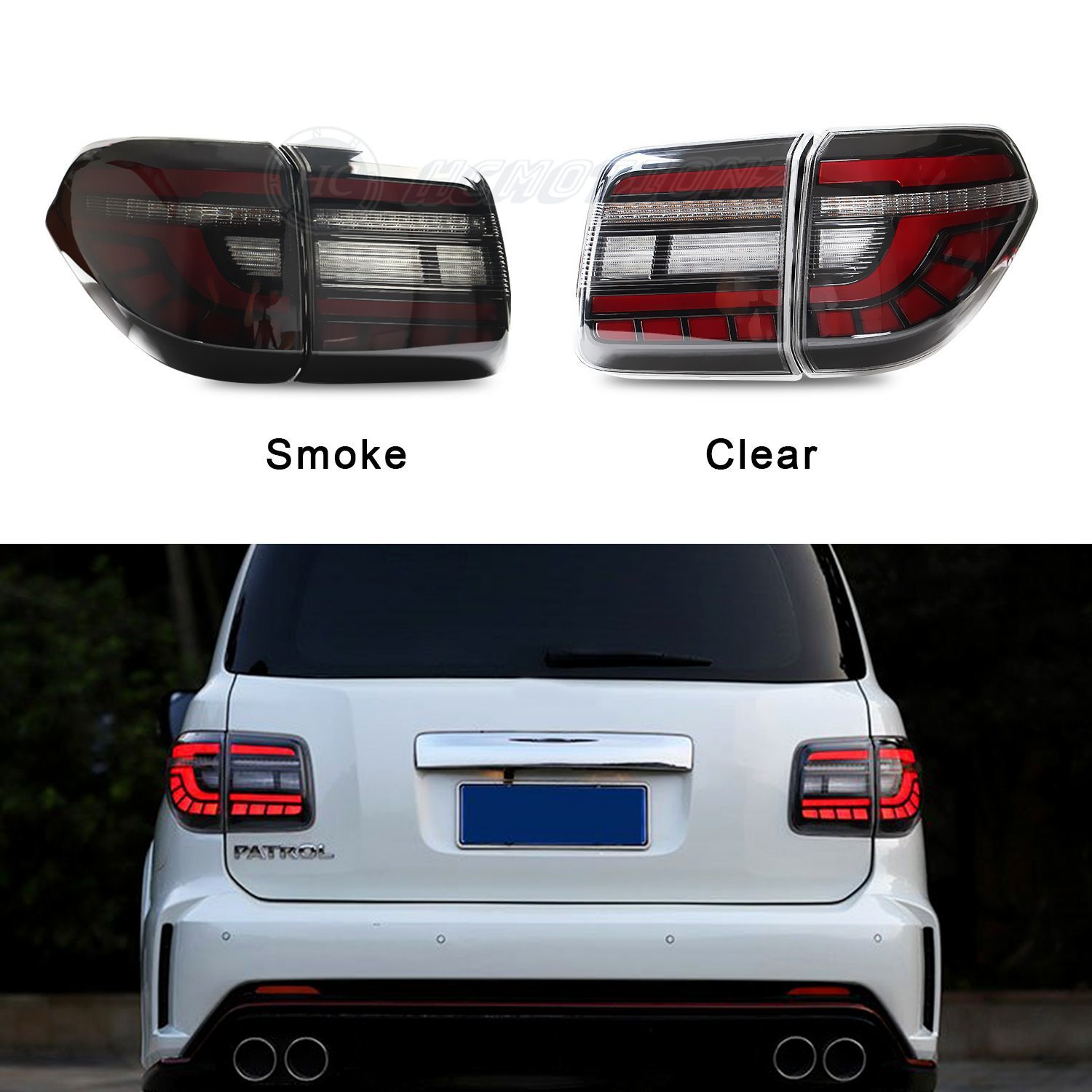 12-19モデルLED流光テールライトアセンブリ 10.10