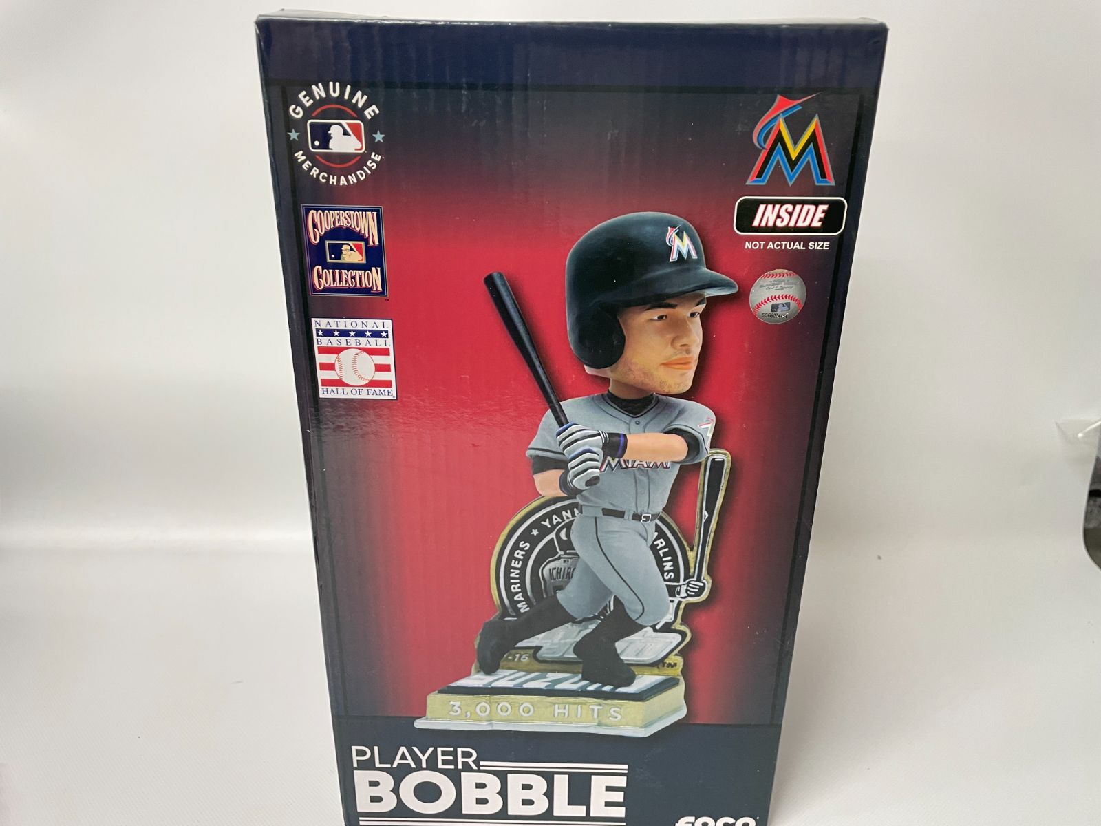 スズキイチロー選手 マイアミ マーリンズ 3000本ヒット8インチ