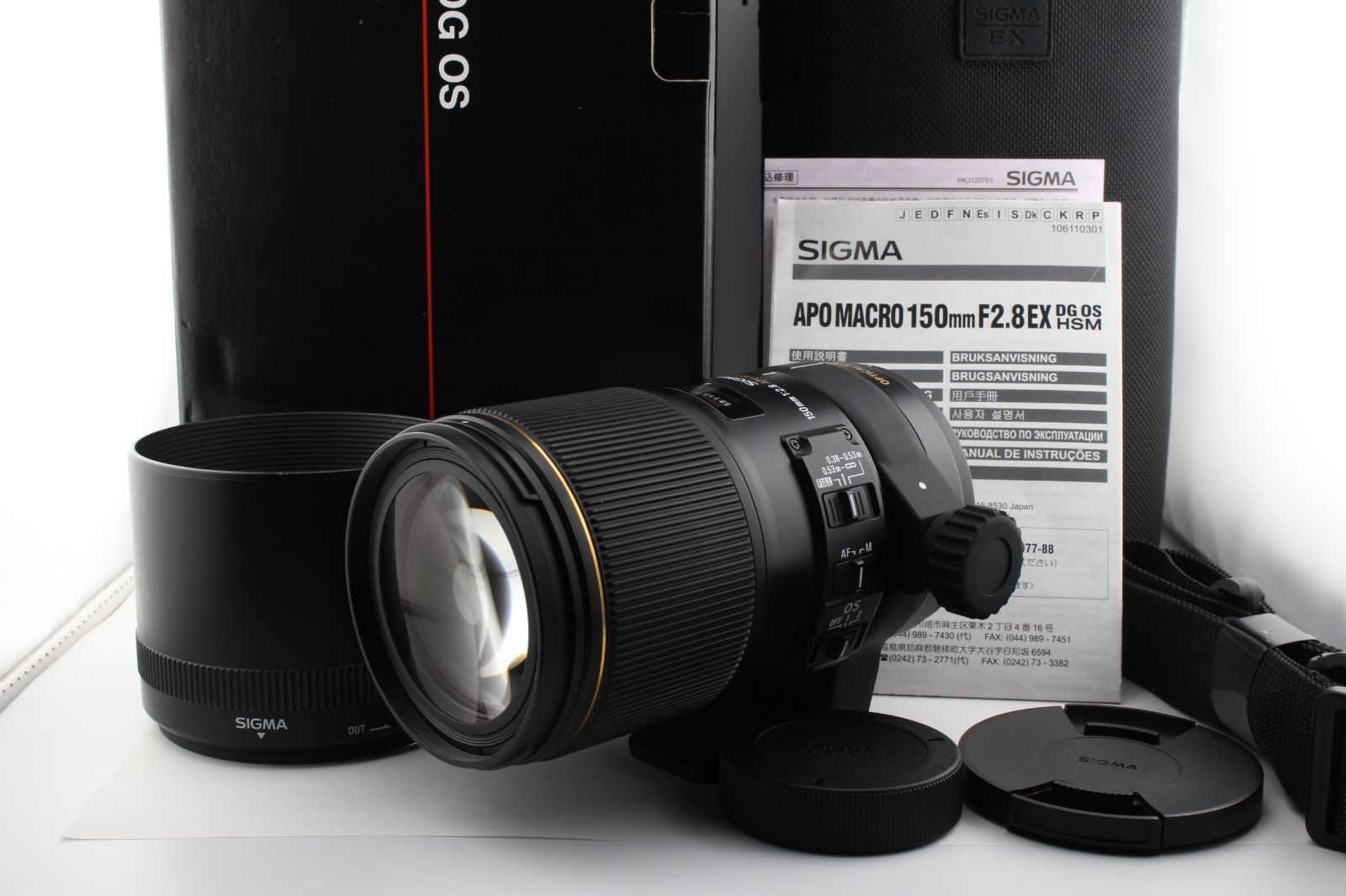 上 シグマ SIGMA APO MACRO 150mm F2.8 EX DG OS HSM ニコン用 J7286＃40