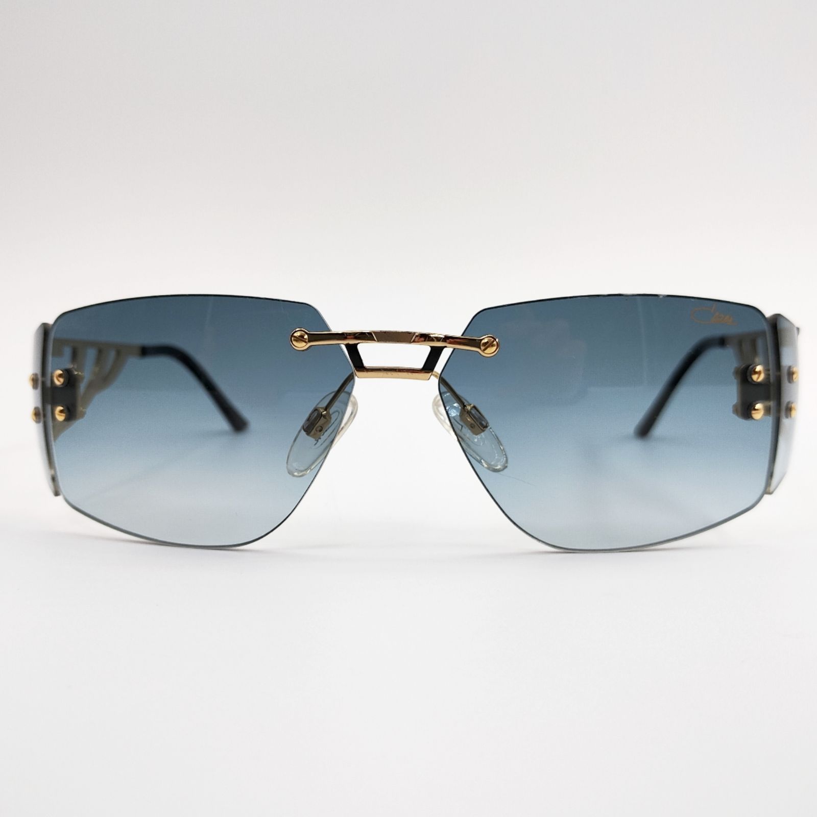 【超極美品】 CAZAL カザール サングラス MOD 926 リムレス 度無し CAZAL カザール サングラス 度なし MOD 926 リムレス ケース付き