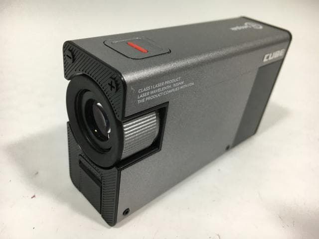 【中古ゴルフ用品】【超美品】Caddy Talk レーザー距離計 キャディトーク CUBE [レトロシルバー]【14日間返品OK】