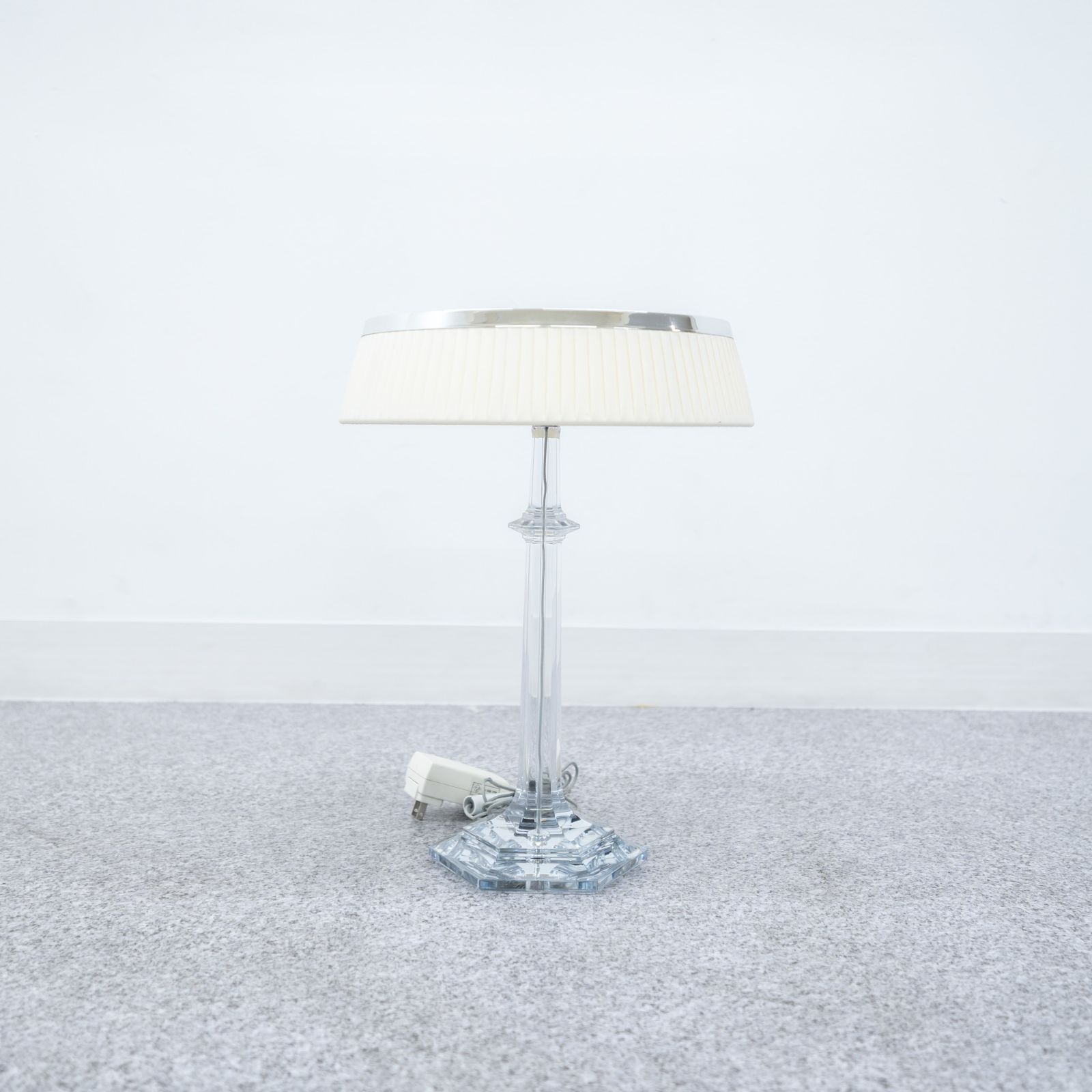Baccarat バカラ Bon Jour Versailles Lamp ボンジュール ヴェルサイユ ランプ テーブル ランプ 照明 クリスタル クリア フィリップ スタルク 定価42万