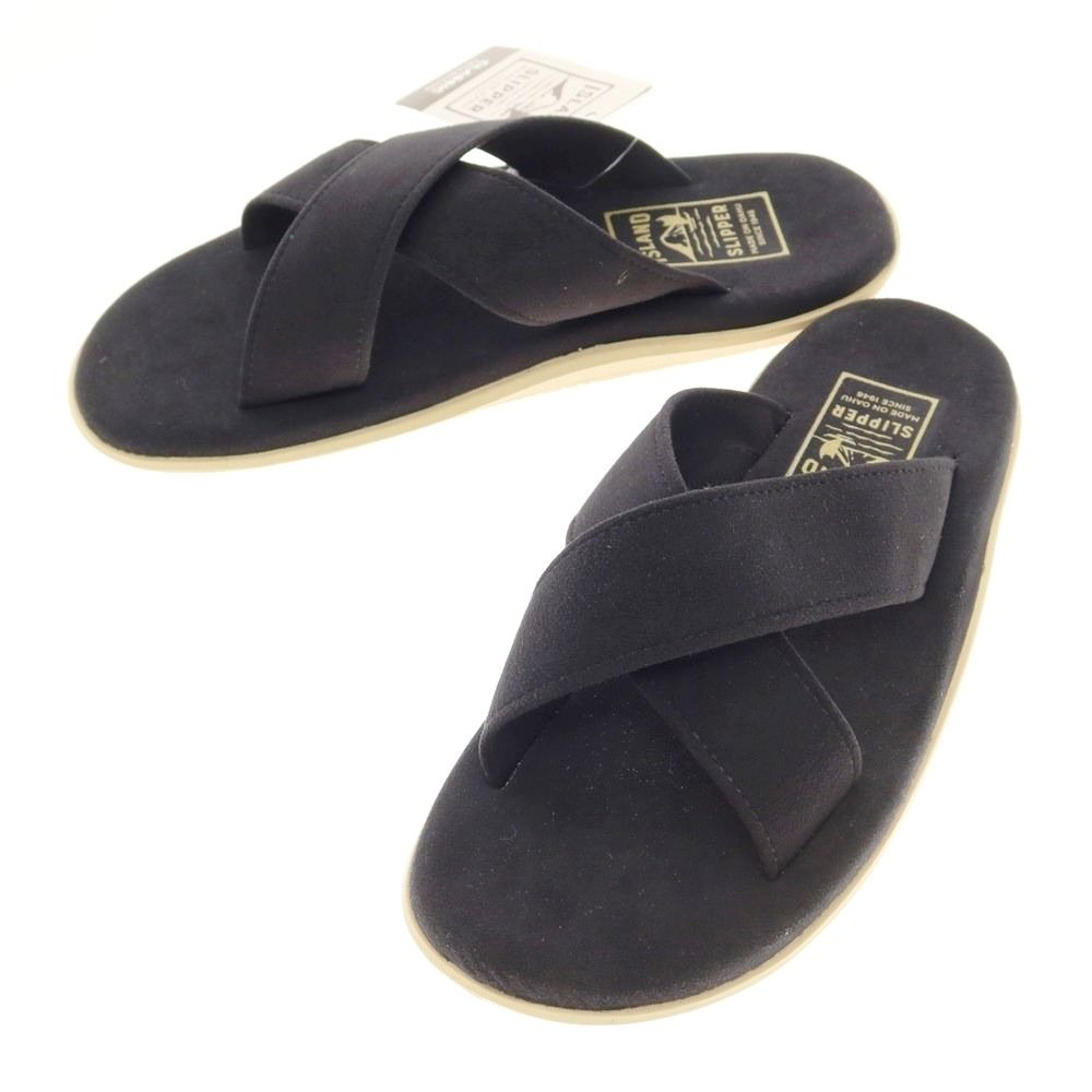 中古】【未使用】アイランドスリッパ ISLAND SLIPPER スエード クロス