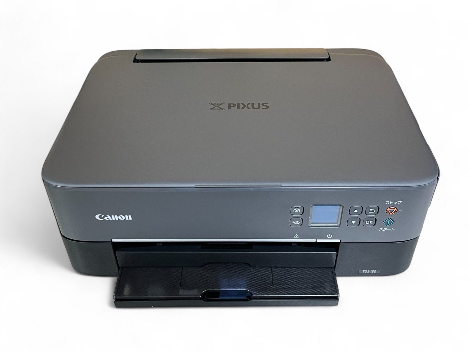 中古 Canon プリンター A4 インクジェット複合機 PIXUS TS5430 ブラック 4色 一体型 テレワーク向け 2021年モデル コピー機 スキャナー 家庭用 無線接続