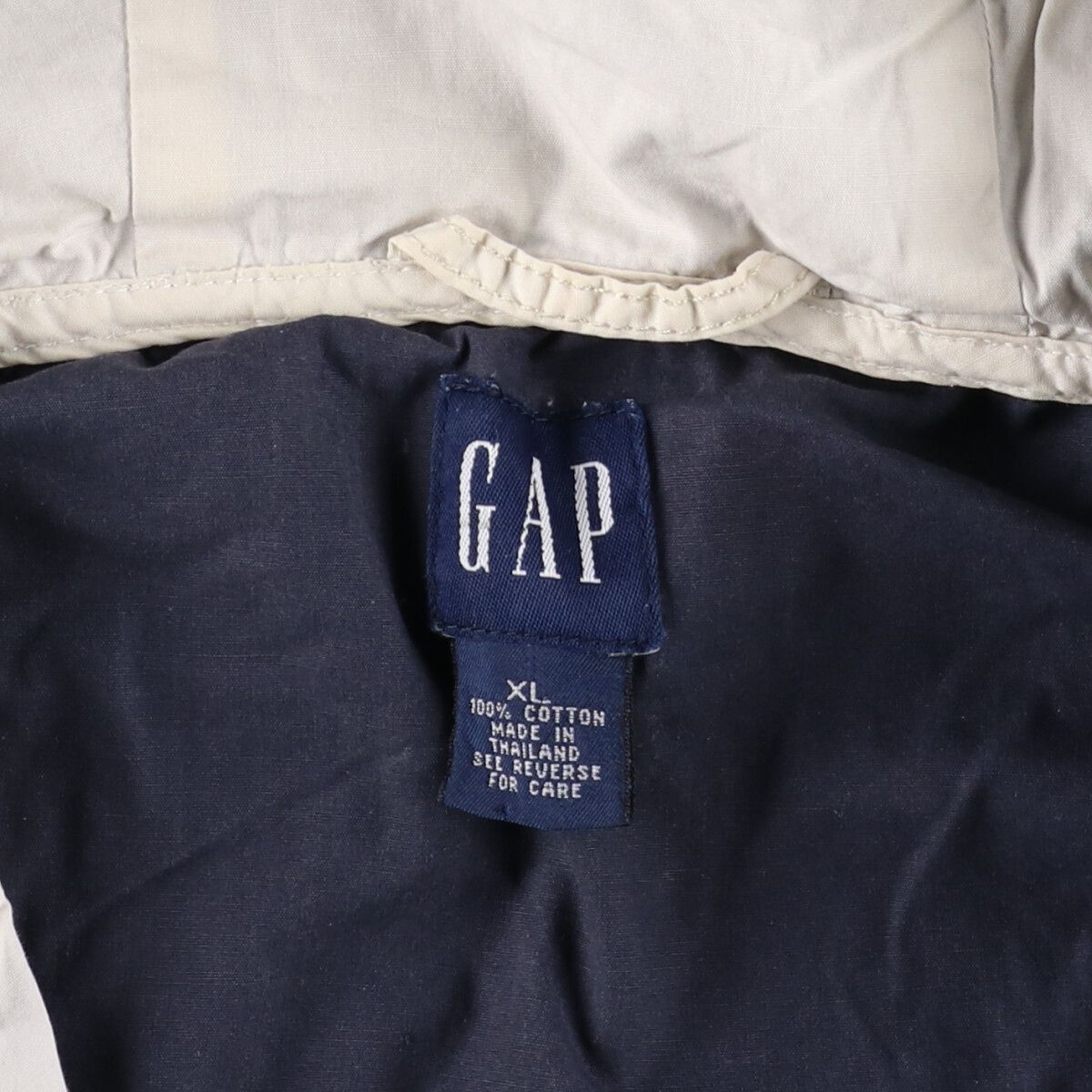 90s ギャップ　GAP アノラックパーカー 古着 ヴィンテージ コットン 古着 90年代 ギャップ GAP オールドギャップ アノラックパーカー