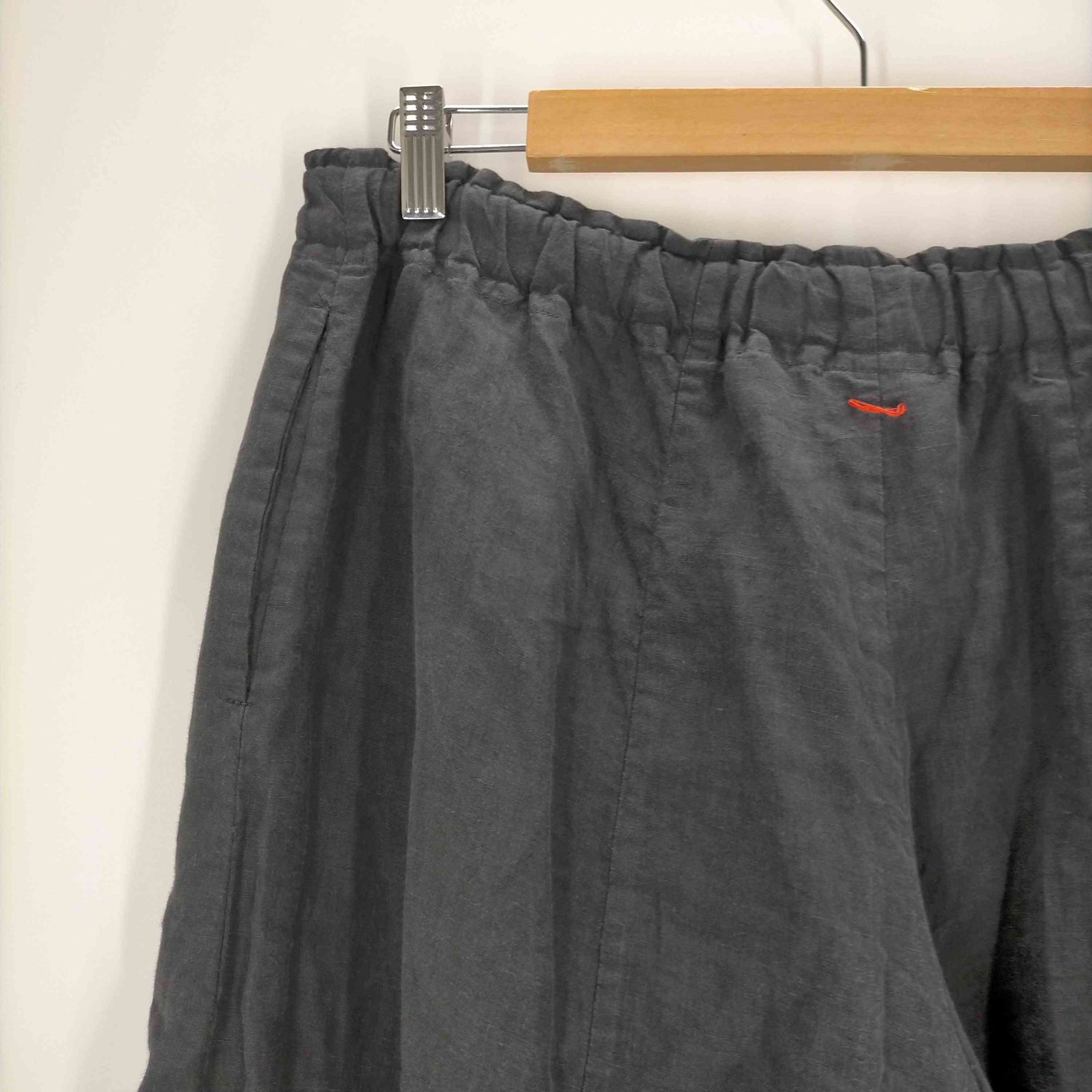CASEY・VIDALENC ケイシー・ヴィダレンク ワイドパンツ　L ケイシーヴィダレンク CASEY VIDALENC イタリア製 リネンワイドパンツ