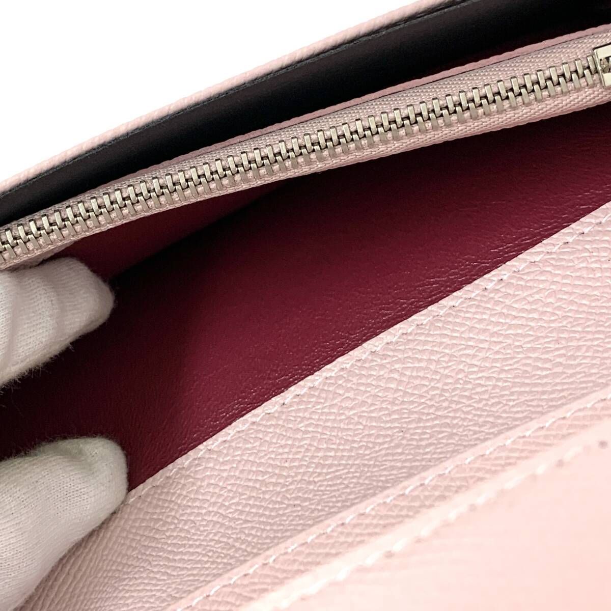 D0555 美品！格安！ BVLGARI ブルガリ ブルガリブルガリ レザー 長財布