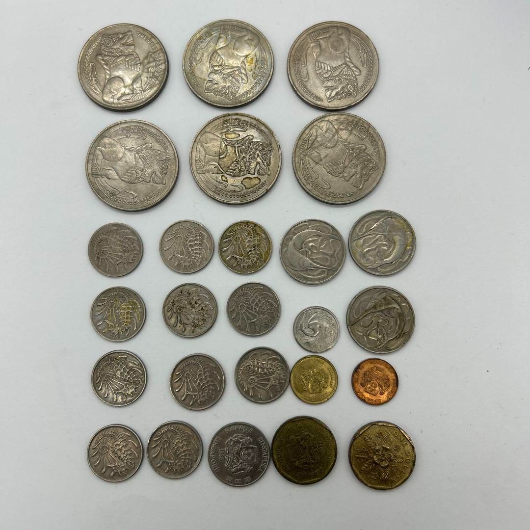 シンガポール 旧貨幣 コインセット $1 $10 $20 $5