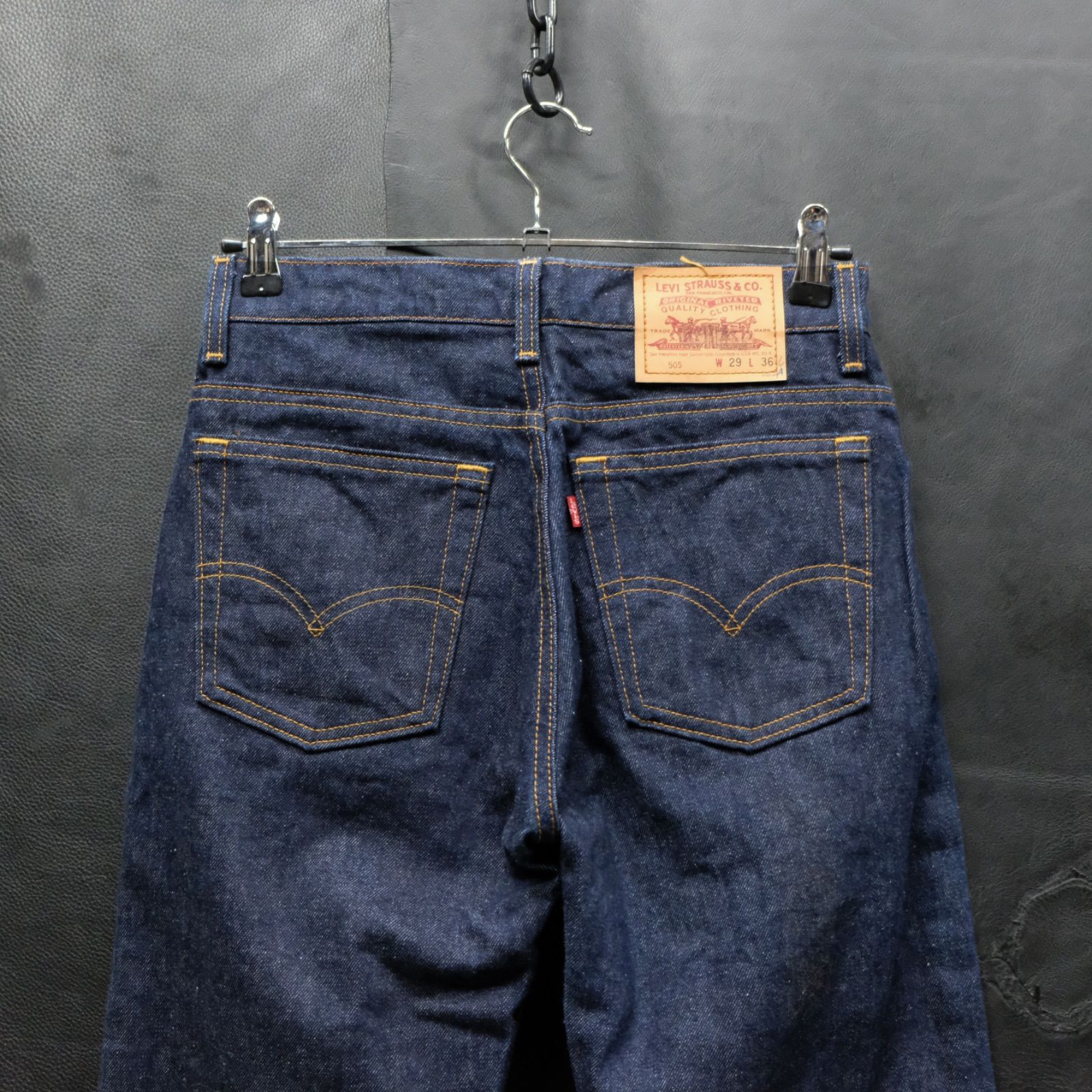 古着 90年代 USA製 Levi's 501xx デニム ジーンズ W29 90's 米国製 Levi's 505 W29/74cm 96年製 イレギュラー品 デッド