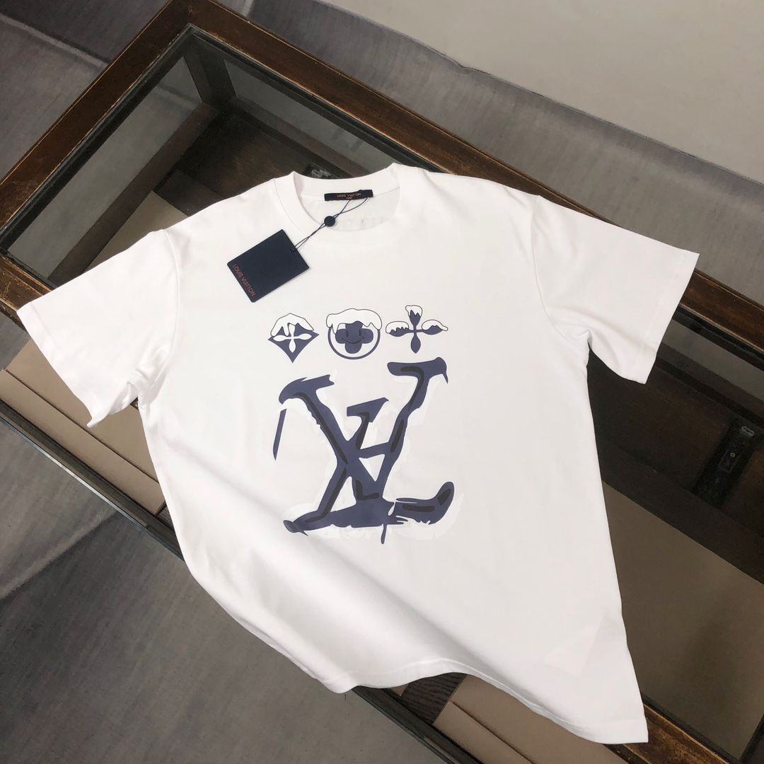 本日限定特価】Louis Vuitton 春夏 ロゴプリントTシャツ [本日