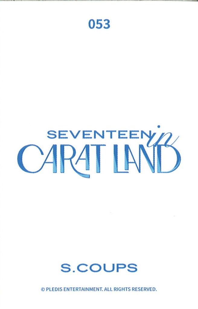 SEVENTEEN 2021 5th ファンミcarat land トレカ たる*一覧 on X: 