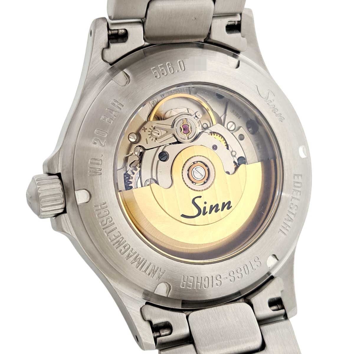  ジン 556 A 自動巻き ステンレススティール メンズ Sinn 時計 自動巻き時計 腕時計(アナログ)