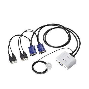 非常に良い エレコム USB⇔USBパソコン切替器 KVM-KUSN 6g7v4d0