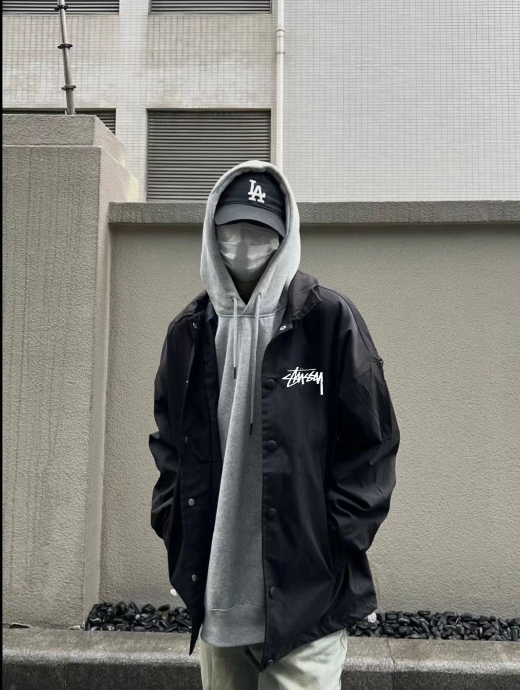 Stussy 春秋ファッション新作 立ち襟コーチジャケット ジャケット