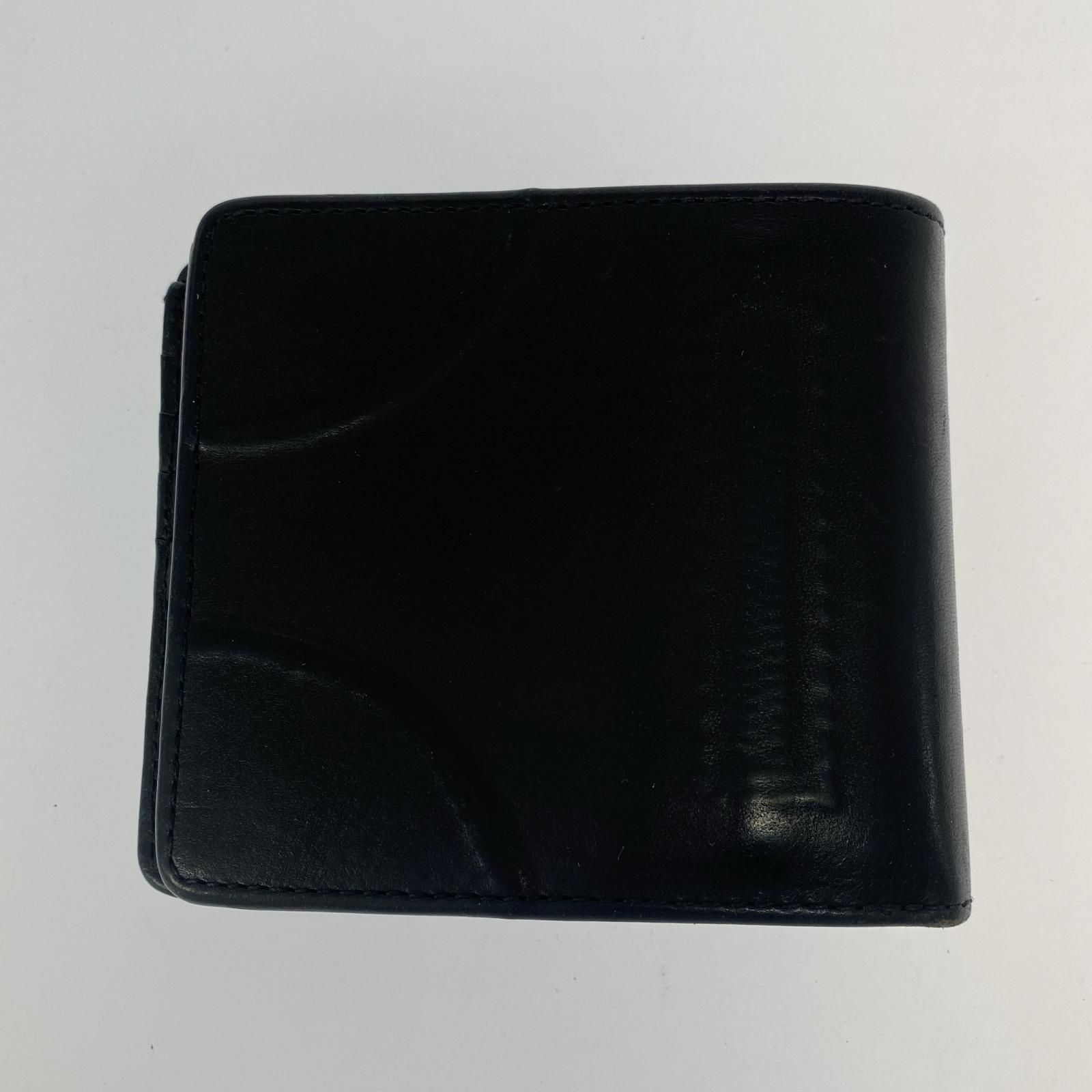 MIHARA YASUHIRO 炙り出し二つ折り 財布 ブラック