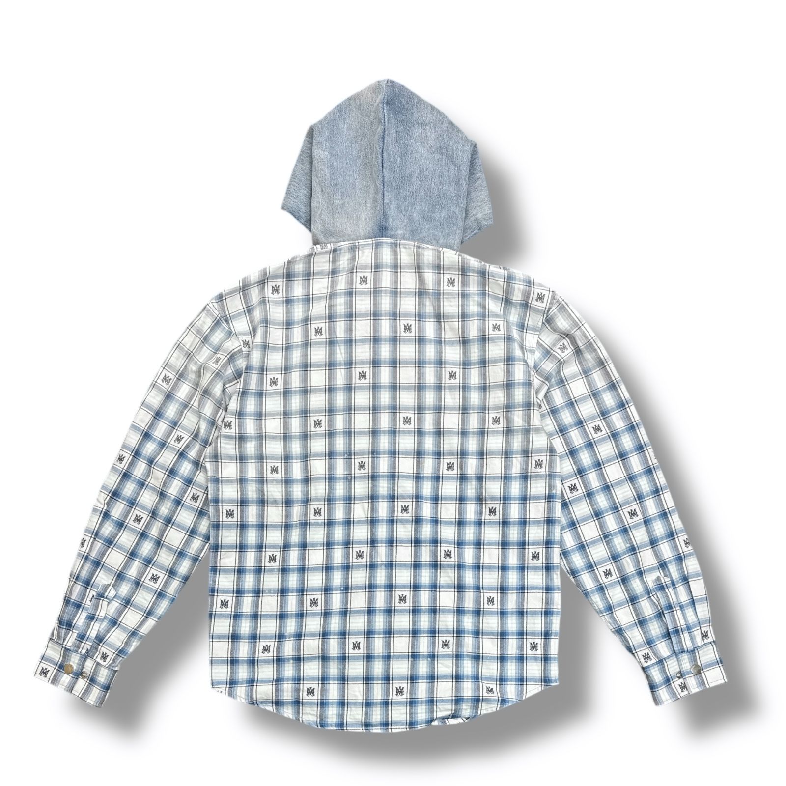 AMIRI 24AW Hooded Overshirt フーデッドオーバーサイズチェック AMIRI 24AW Hooded Overshirt フーデッドオーバーサイズチェック
