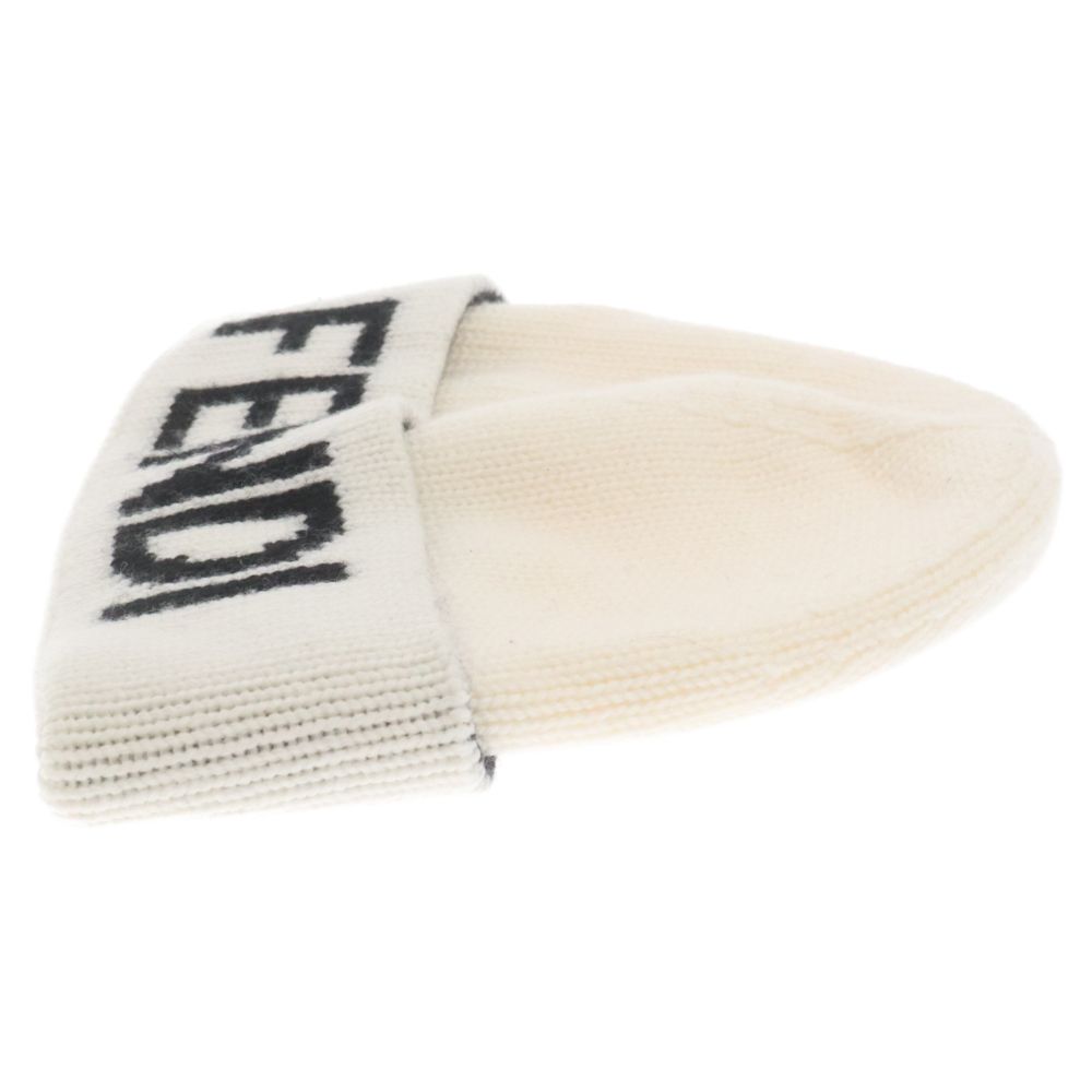 FENDI (フェンディ) Logo Beanie ロゴビーニー ニットキャップ