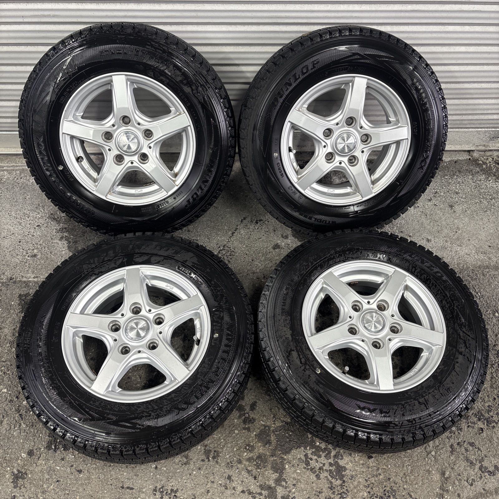 VIOLENTO 社外ホイールタイヤセット スタッドレス 165R13LT