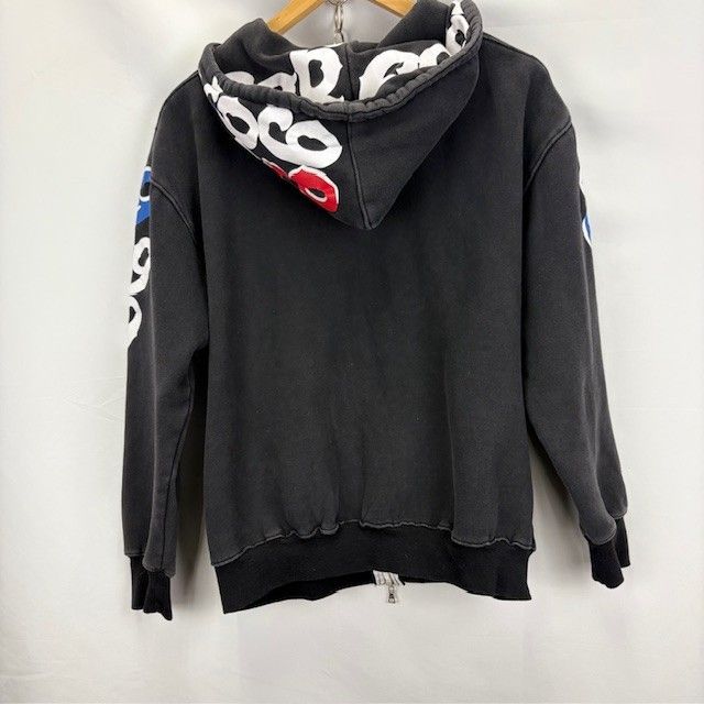 gino green global ジップアップ フーディ パーカー サイズXL MADE IN  