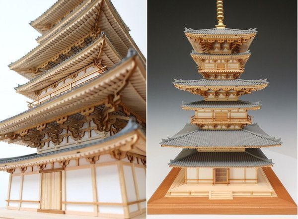 木製建築模型