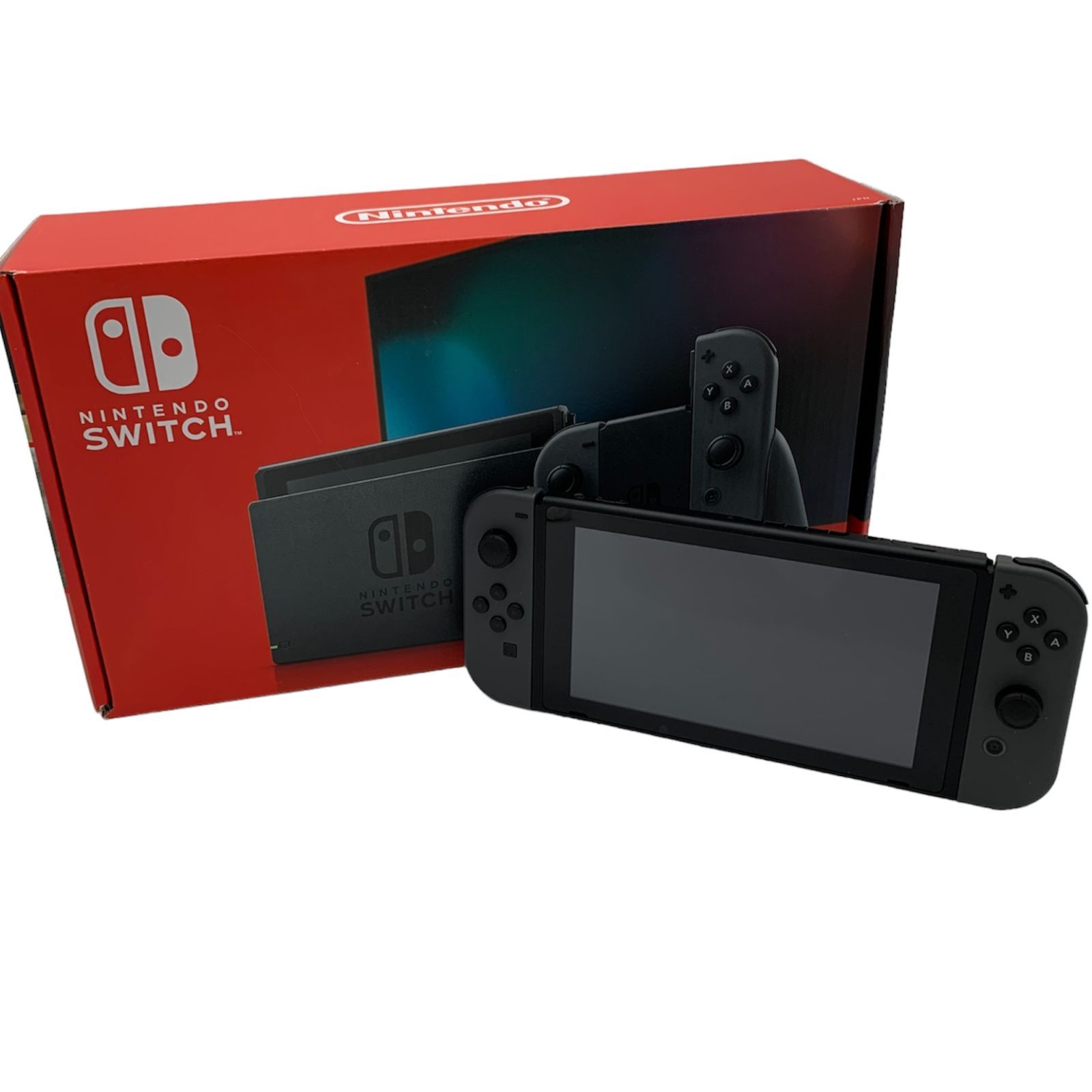 中古】新型 Nintendo Switch HAD-S-KAAAA Joy-Con グレー スイッチ  