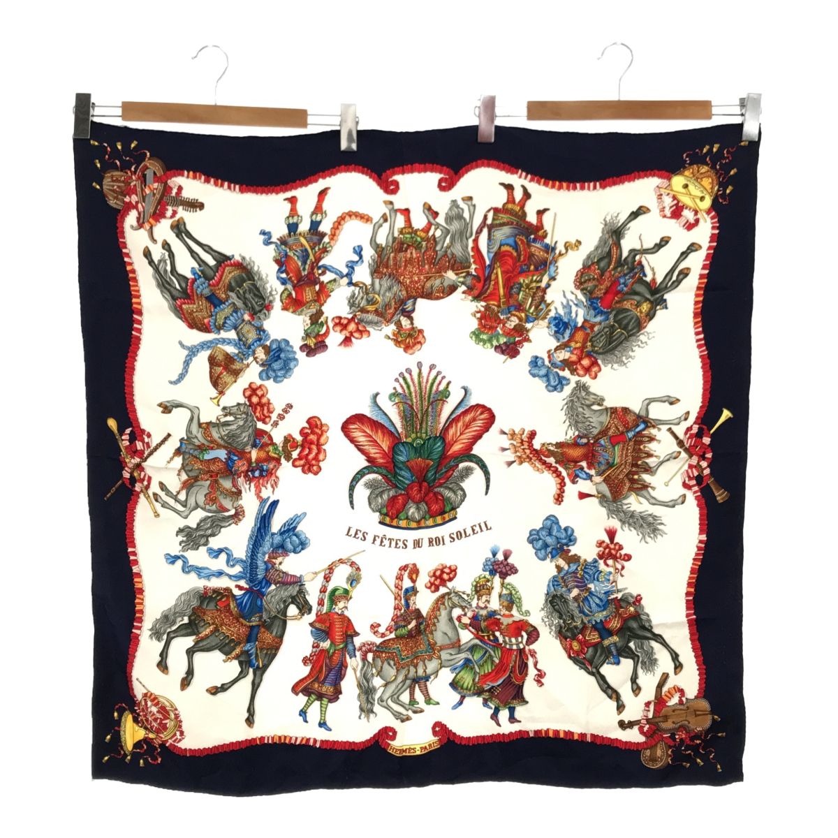 エルメス HERMES カレ 90 LES FETES DU ROI SOLEIL 太陽王の祝典  