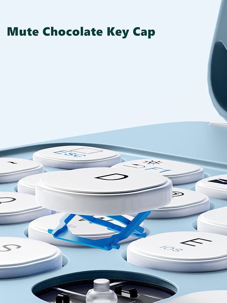 新着商品 キーボード ケース マウス付き 3点セット 10.9インチ マウス機能 可愛い iPad iPad 第4|5 世代 2020 Air 2025キーボード カバー 丸型キー Air5 ペンホルダー付き 分離式 Bluetooth Air4 キーボード MEBLE-SODAR_PL